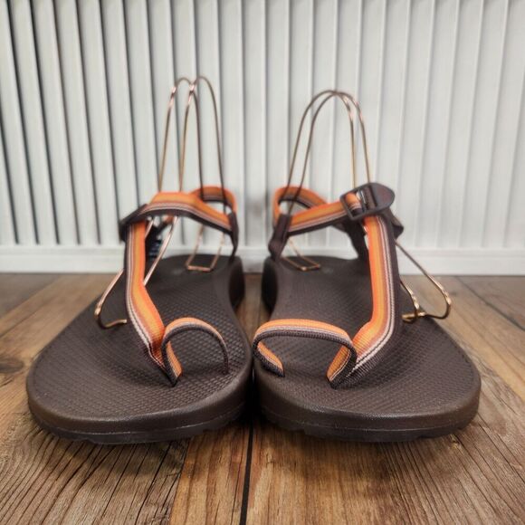 Chaco Bodhi Belt Java Sandals Mens 13 Orange Brown Toe Loop Strappy Beach Shoes main image 6